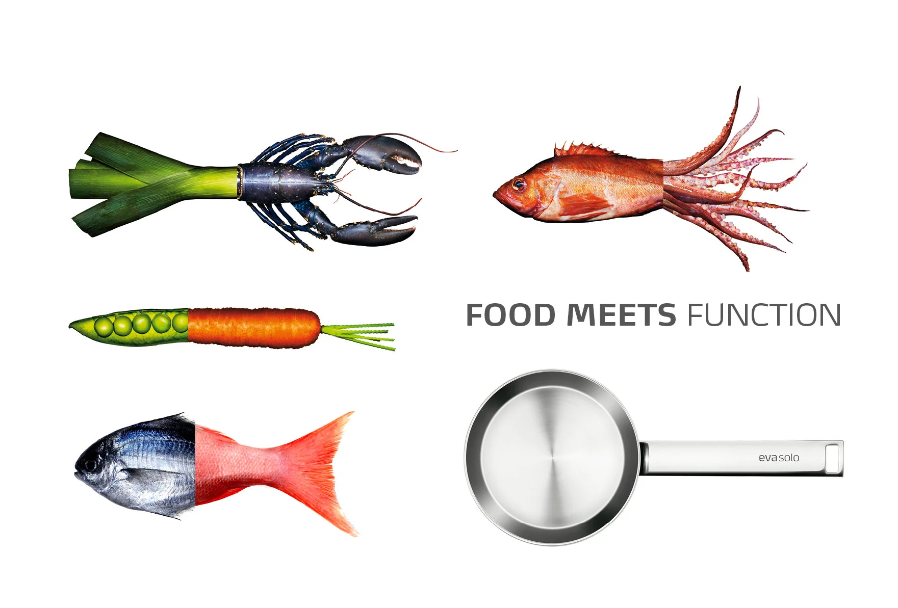 Produktdesign – Product design Food meets function: Food examples of Eva Solo’s duality.  Food meets function: Eva Solos dualitet