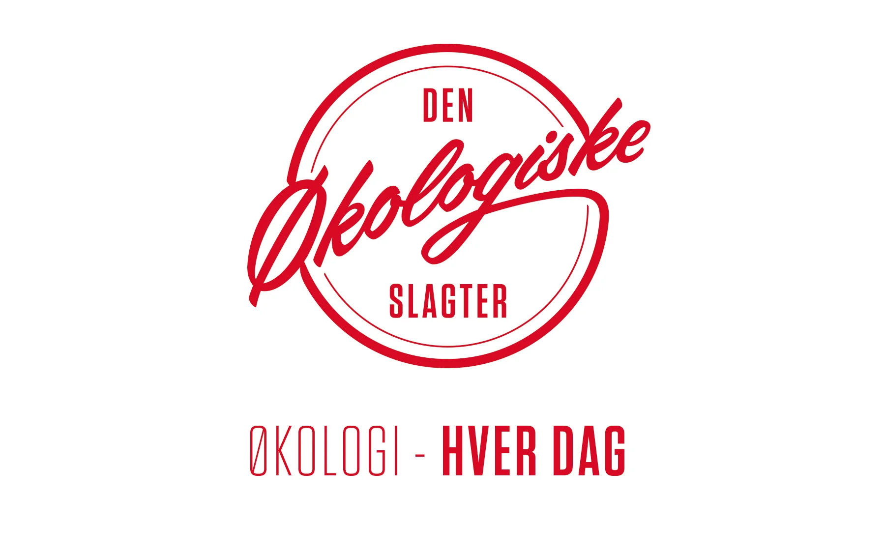 Den økologiske slagter – Logo, font og visuel identitet – Logo, font, visual identity