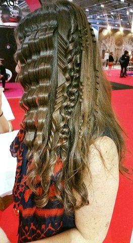 As you can see they had gone to town on my hair, using all sorts of different styles - DISASTER!