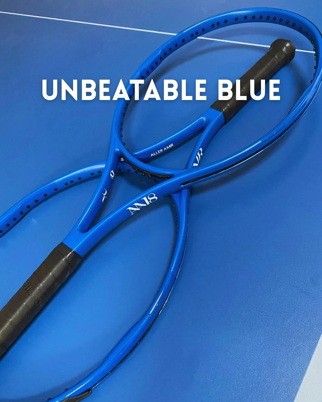 Unbeatable Blue. Whether it&rsquo;s a deep navy, a bright sky tone, or a bold electric finish, blue has a way of making every racket feel personal. It&rsquo;s classic, clean, and always unique to the player holding it.

From subtle details to full cu