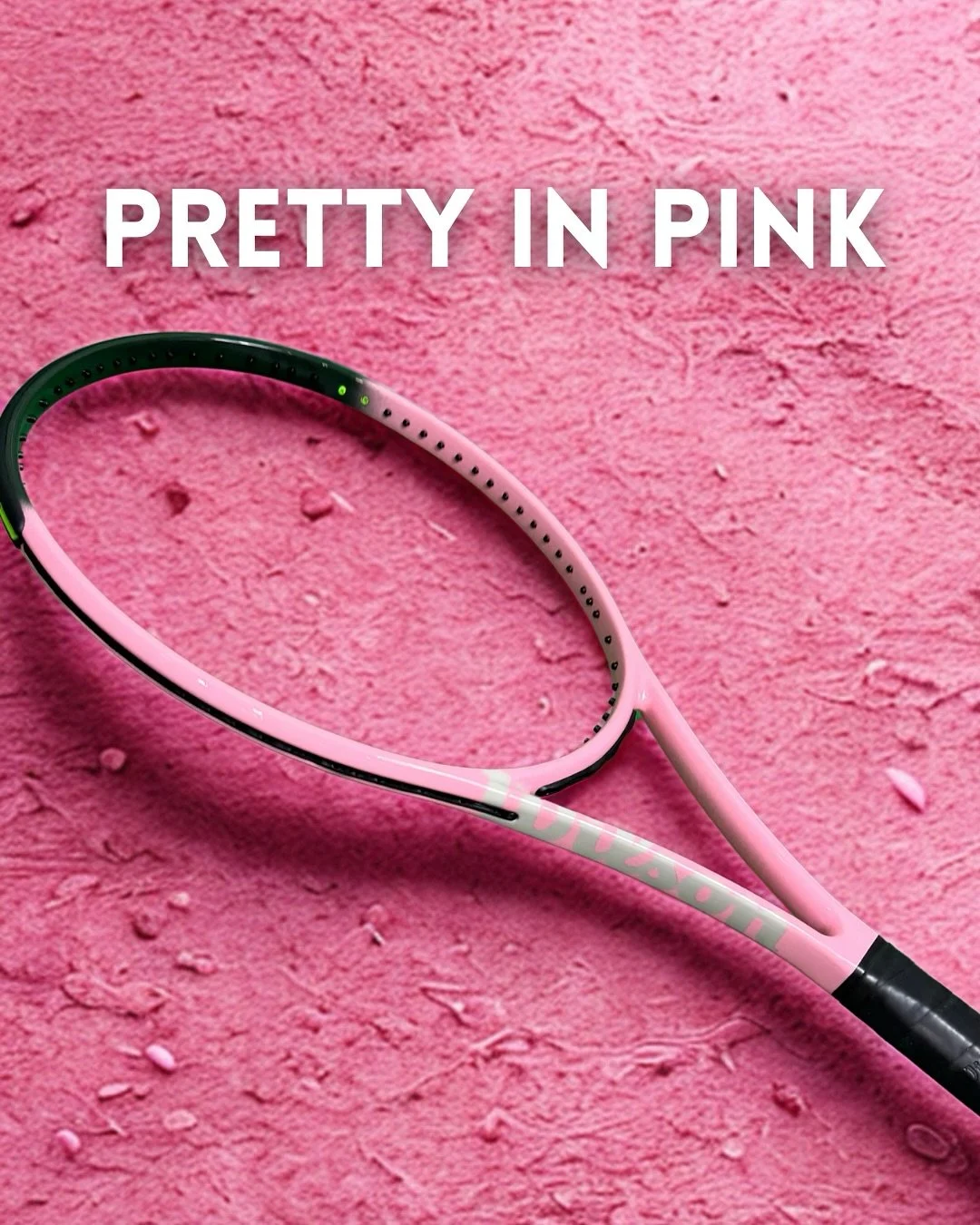 Pretty in Pink 💗💚 Who said soft can&rsquo;t hit hard?

This pink-to-green fade brings the attitude &mdash; sweet up close, savage from the baseline.

Made to turn heads before the first serve.

#unstrungcustoms #customtennis #tennisracket #tennisvi