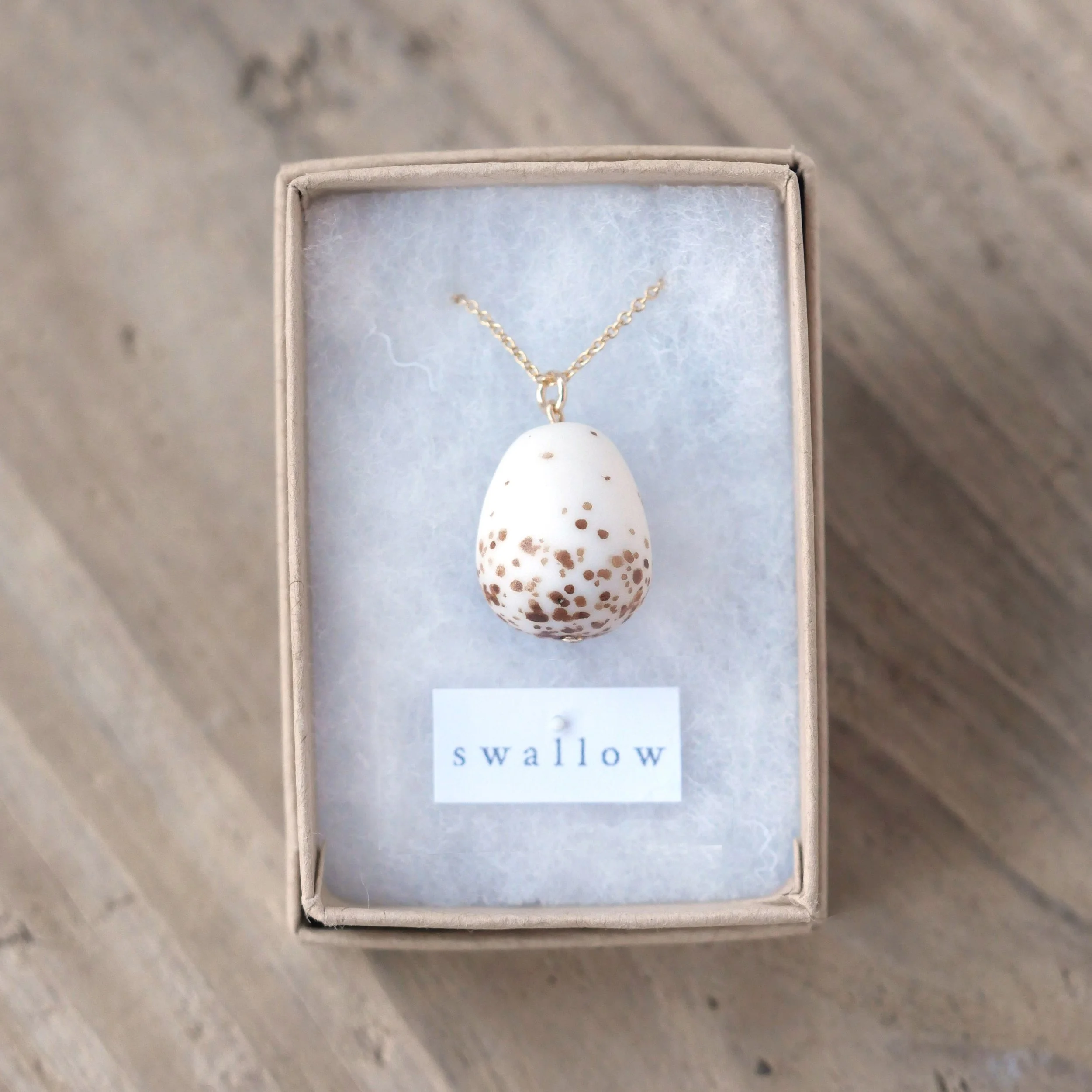 Swallow Necklace -  14ct Gold Filled