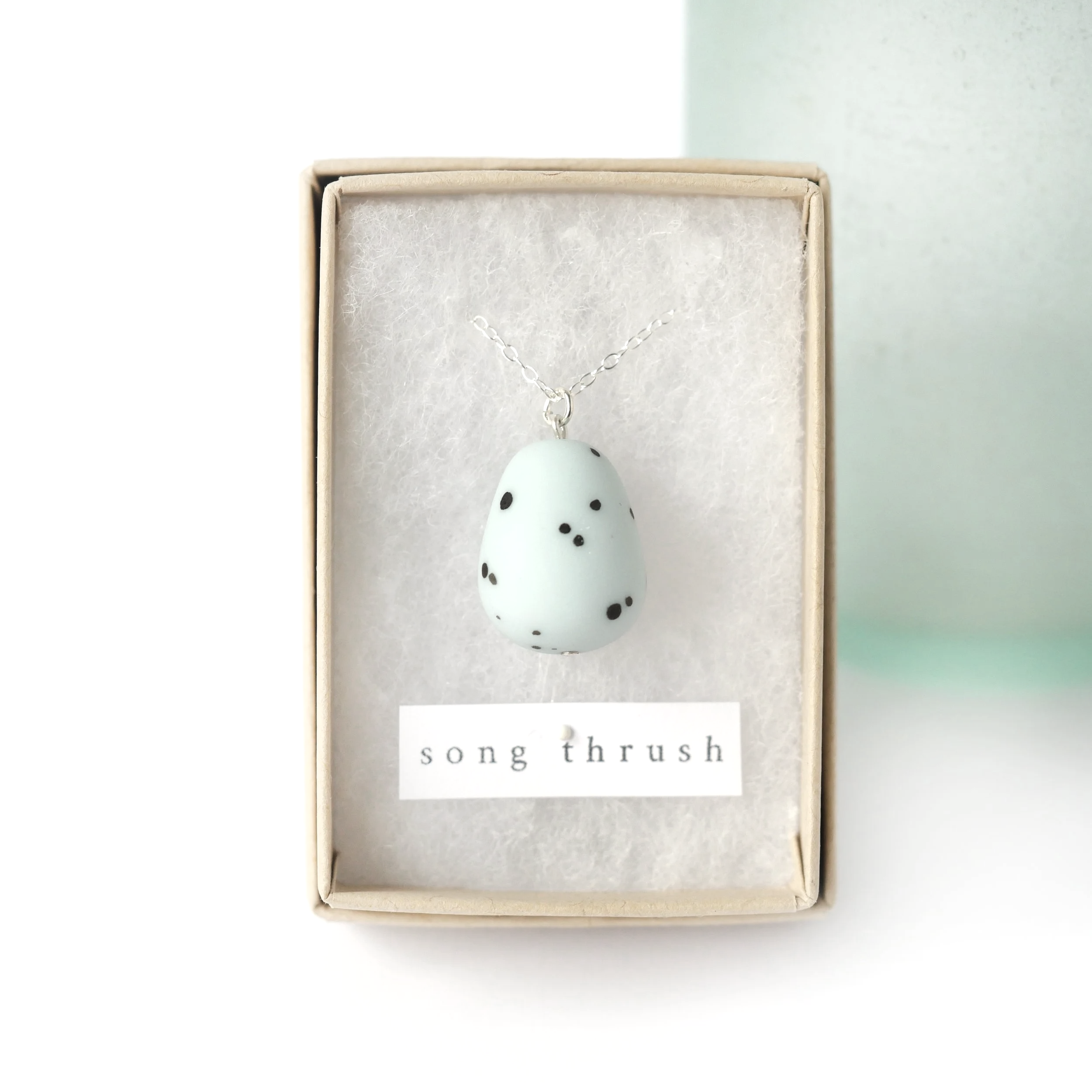 Song Thrush Necklace - Sterling Silver