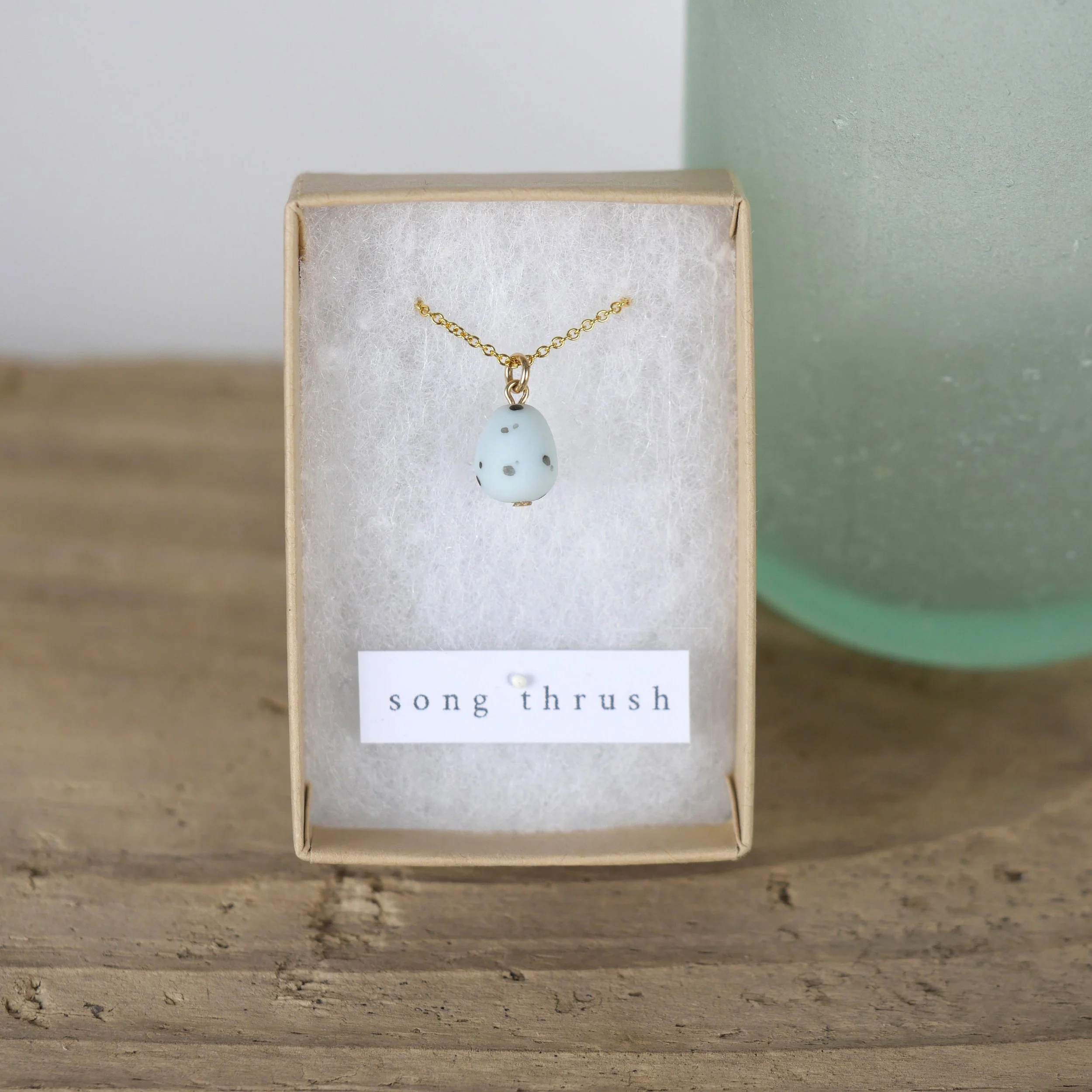 Mini Song Thrush Necklace - 14ct Gold Filled