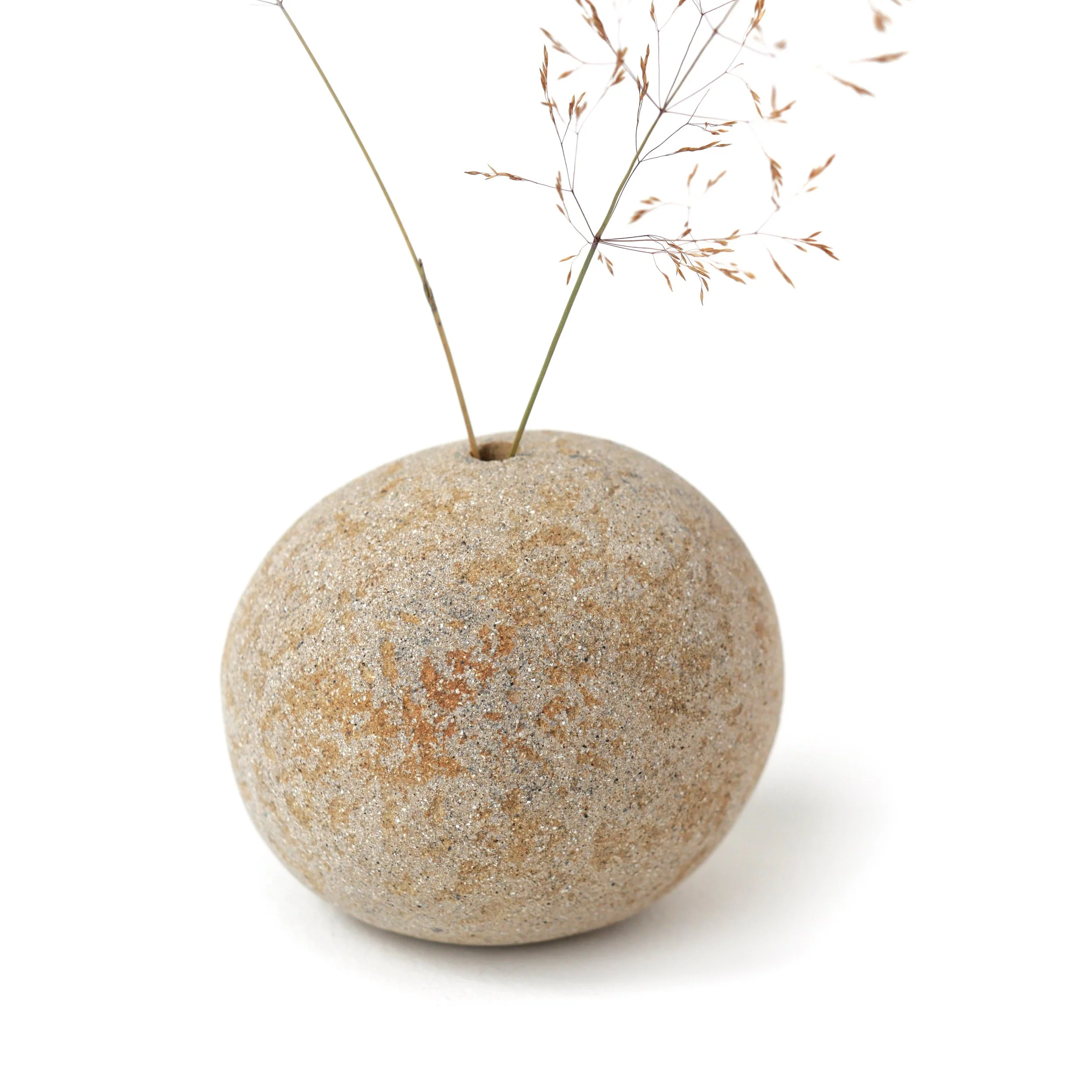 Sandy Textured Pebble Vase