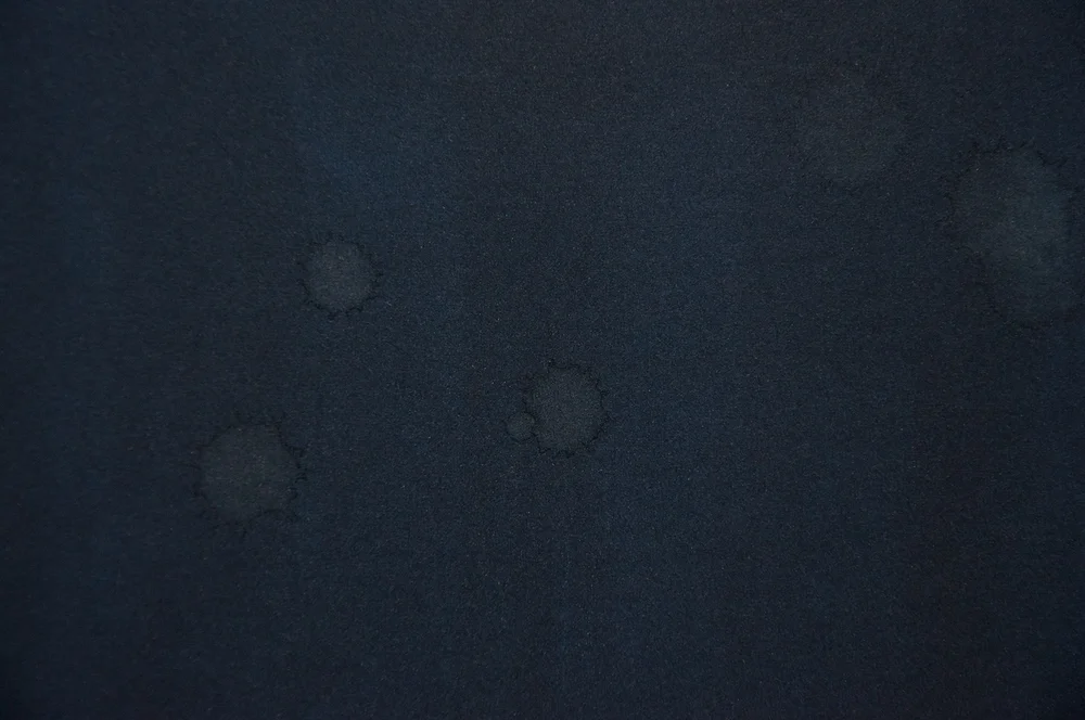   Tears II - Panel Detail I: 4 Midnight Blue and Black Squares,&nbsp;Ashk Series,&nbsp; 2016,&nbsp;&nbsp;Artist's tears on inked paper on board,&nbsp;20 x 20 cm 