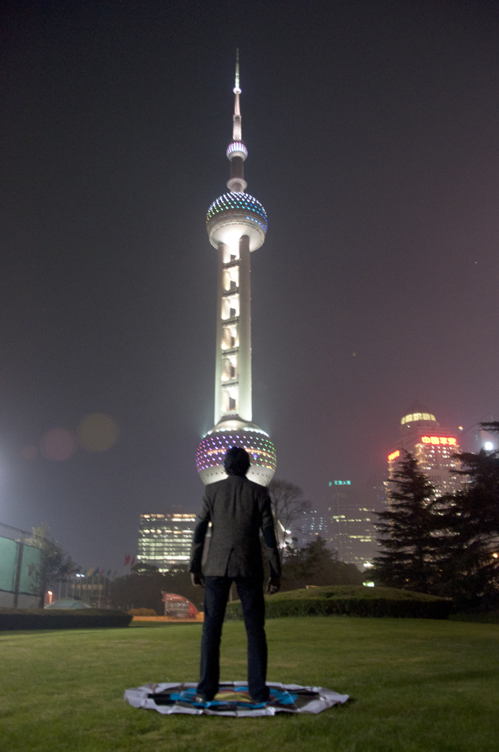 Soft Target: Pearl Tower, Shanghai, 2014, UV Inkjet Print