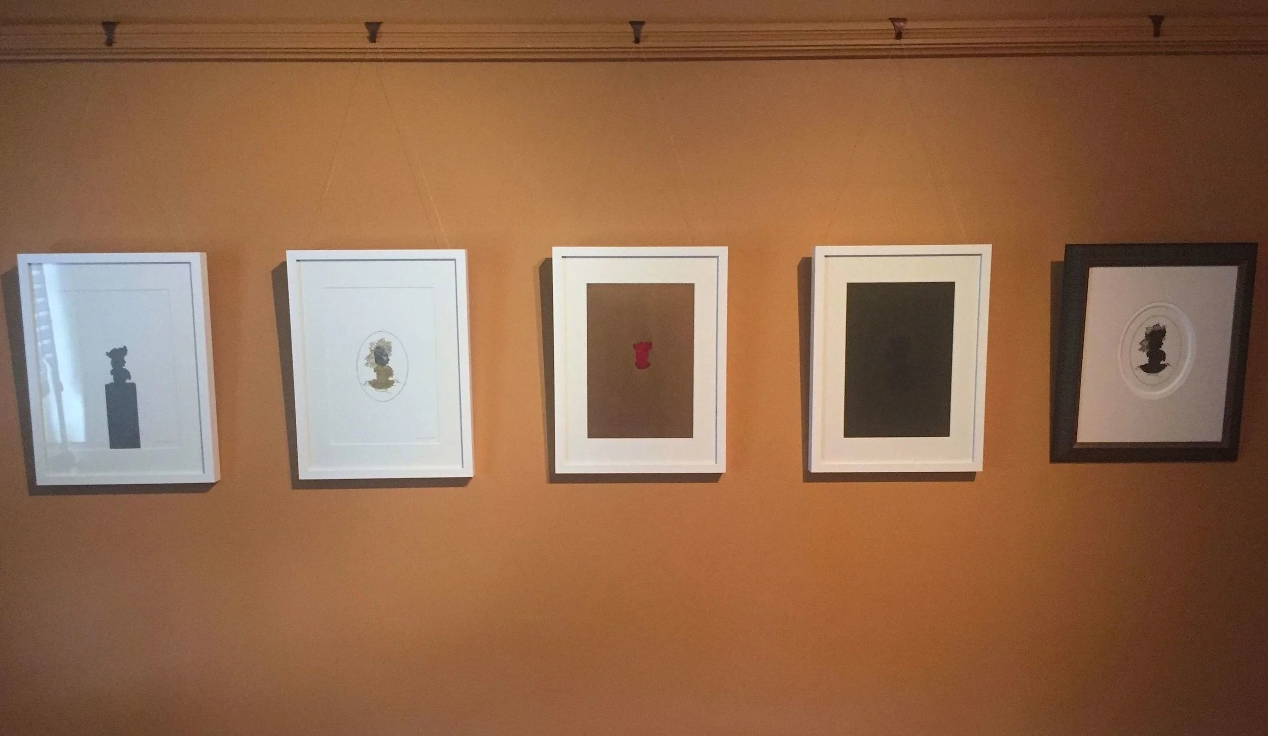Myth of a Silhouette Portrait series , 2017, Installation at Old Government House, Parramatta, Sydney