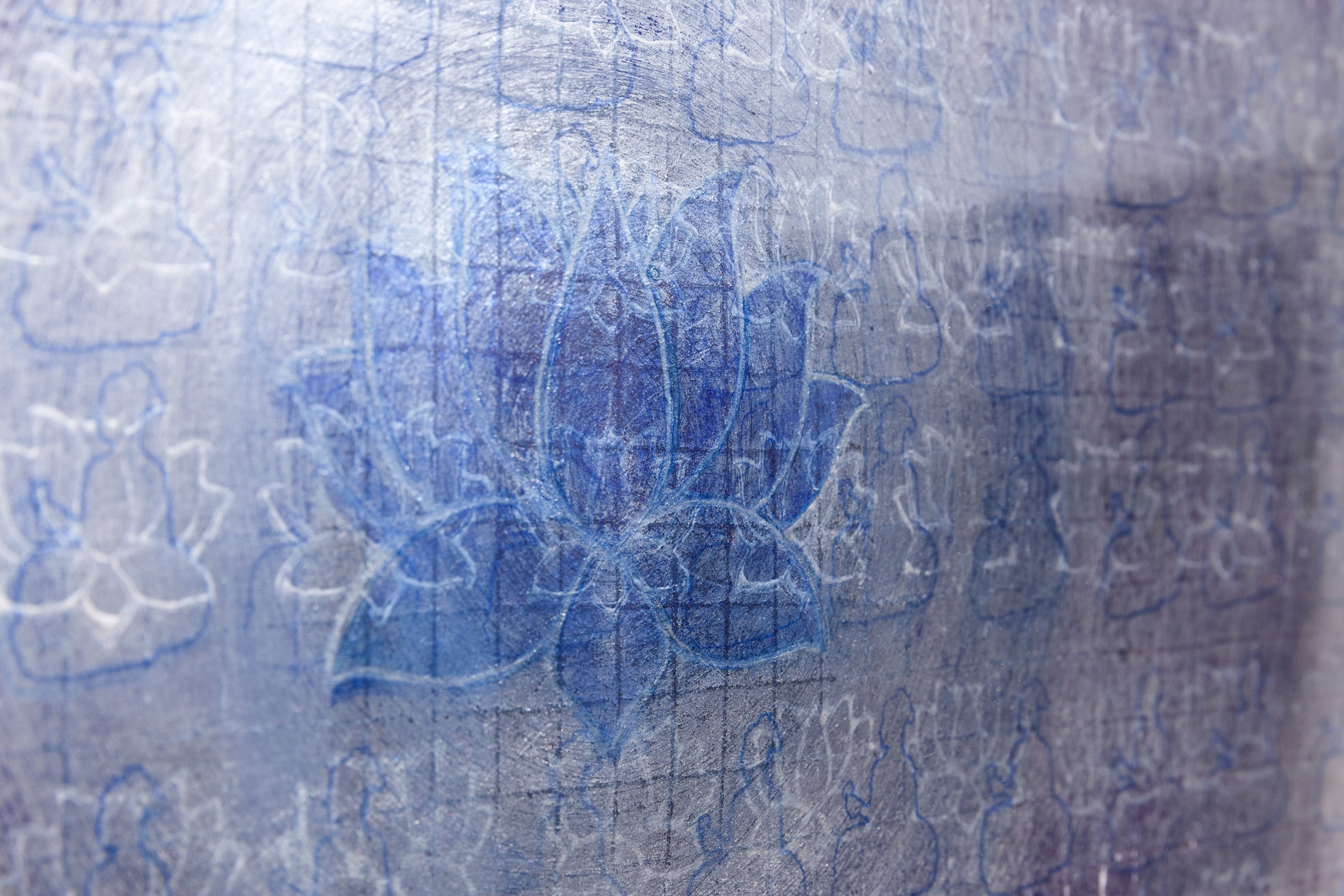 A Balancing Act of Celestial Proportions (Blue/Moon), Detail I