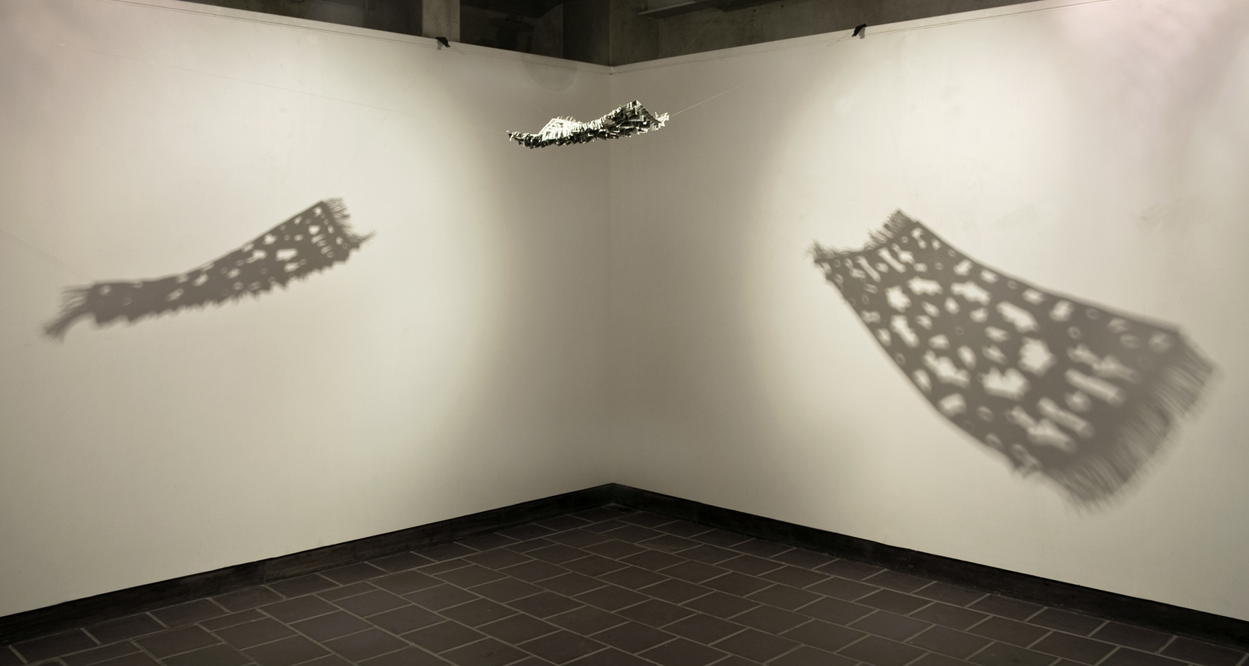 Flying Rug, 2008 -, Hand-folded US$ bills and staple pins, 51 x 76 cm also 75 x 100 cm, Installation dimensions variable: IVS Gallery, Karachi, 2008