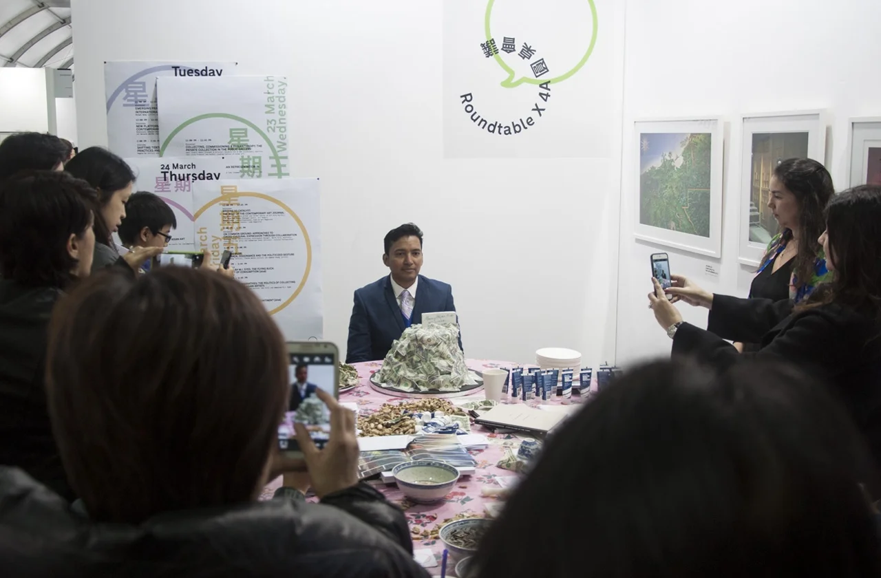 The Flying Buck (Consumption), 2015, Art Central Hong Kong