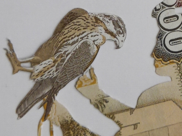 Courting Falcons IV (Assembly series) (2015) - detail