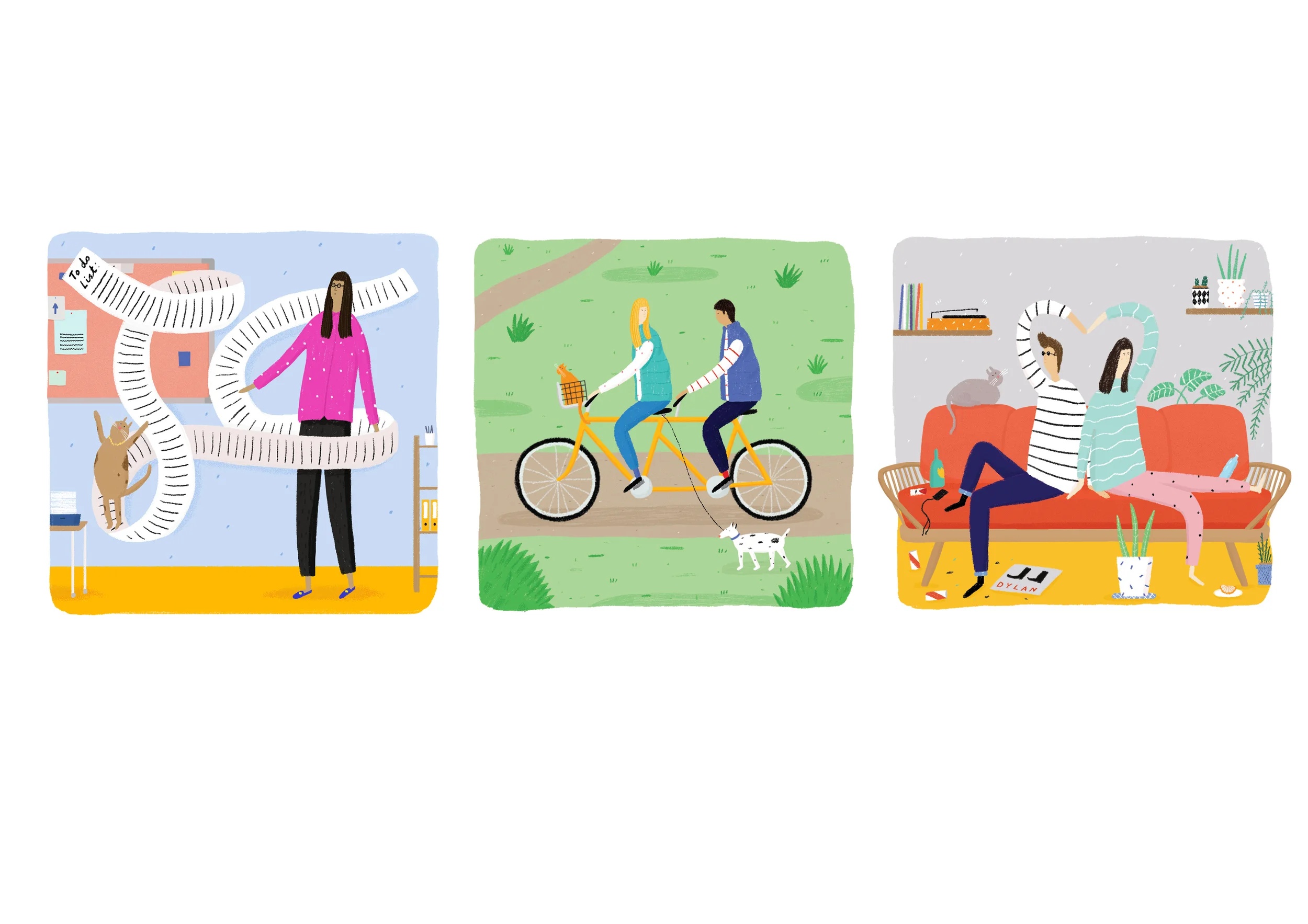 Psychologies Magazine- Monthly illustrations