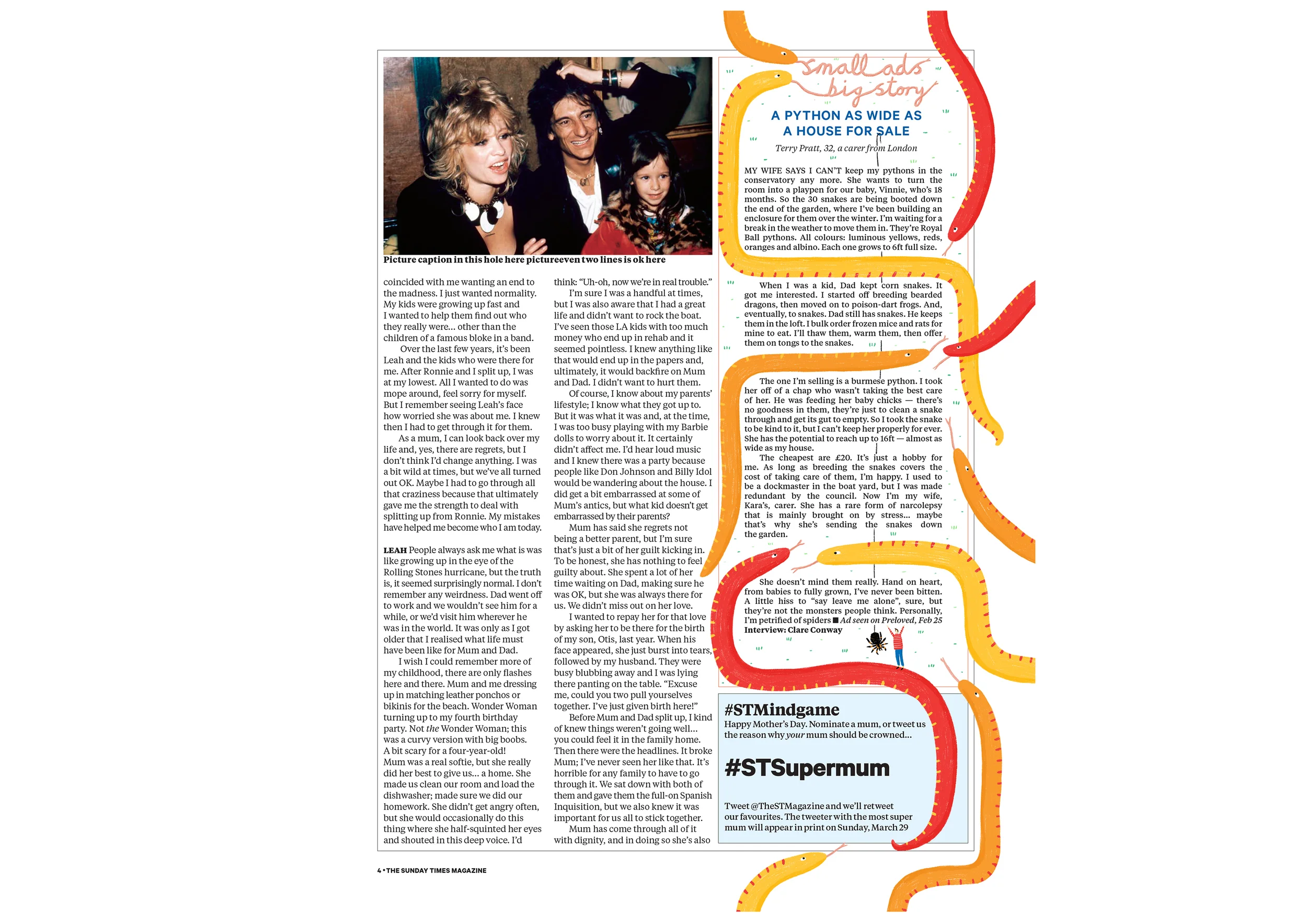 The Sunday Times Magazine- Small Ad's