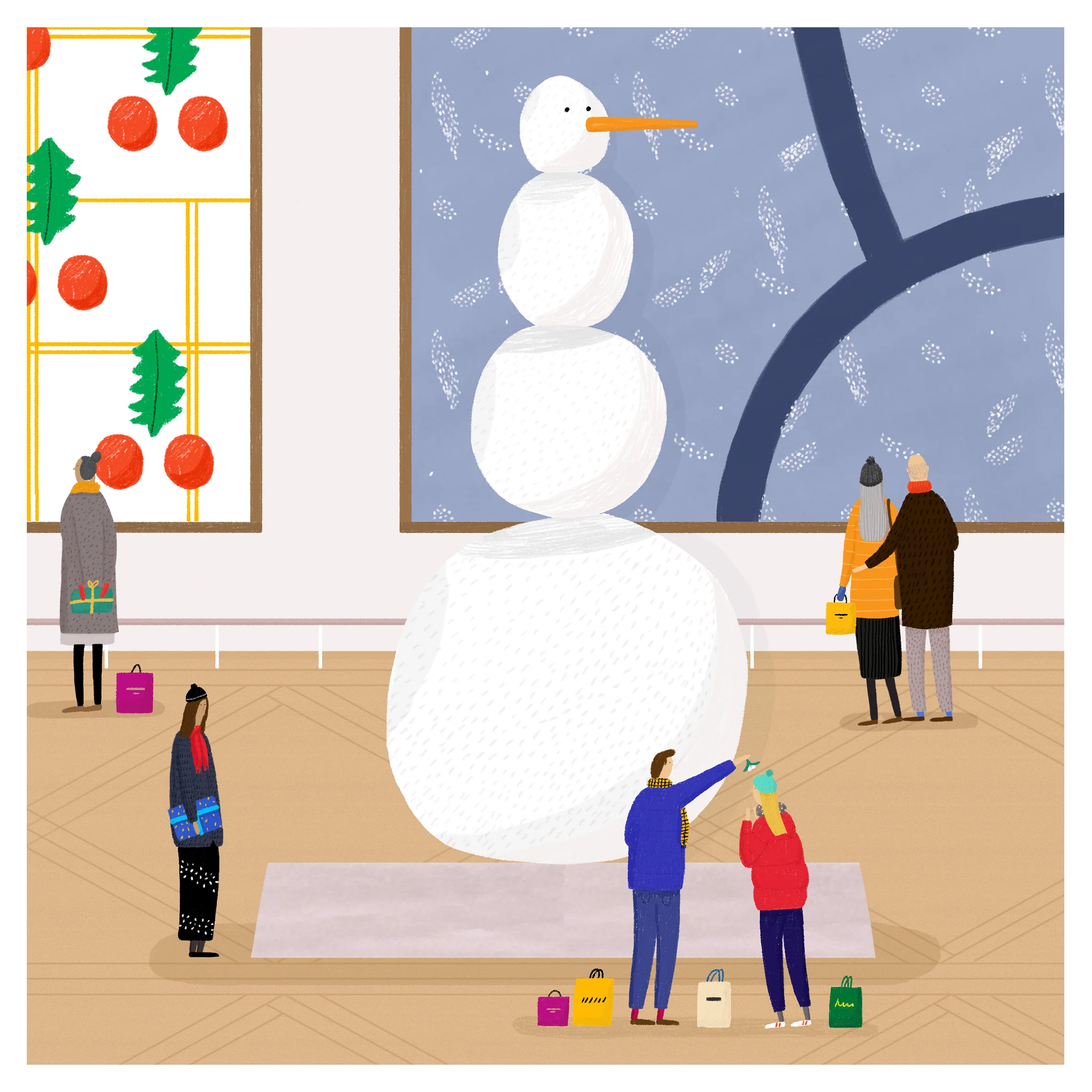 Rebecca Hossack Christmas Card