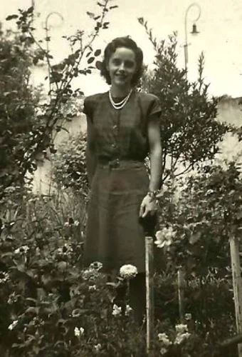 Abuela in her garden