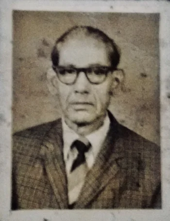 The author's grandfather immaculately dressed