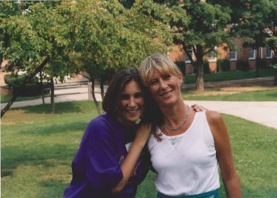 The author and her mother
