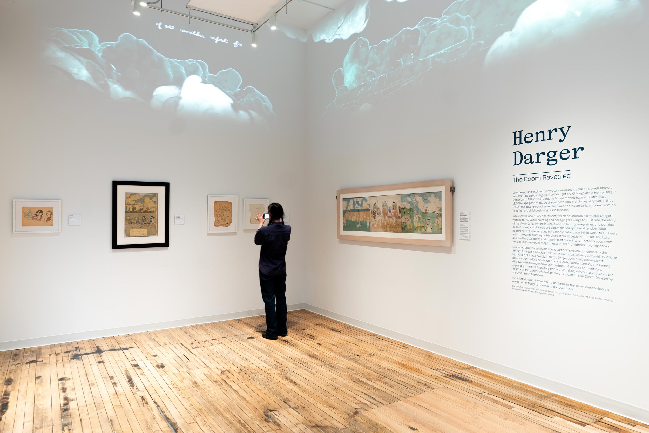 Intuit Art Museum Henry Darger Exhibition Graphics