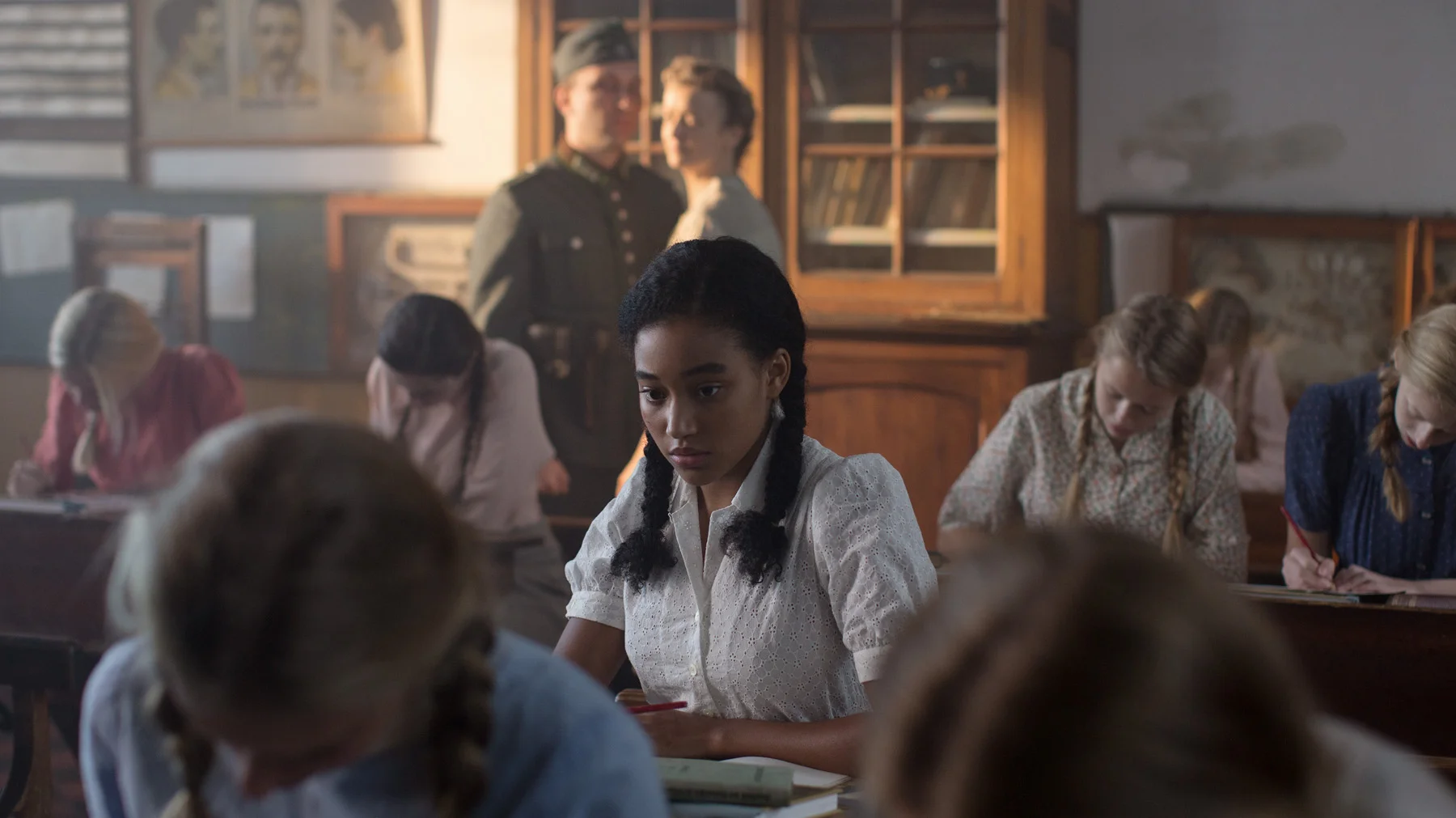 Amandla Stenberg in WHERE HANDS TOUCH directed by Amma Asante Pedersen - DoP Remi Adefarasin. Courtesy Tantrum Films/UMedia