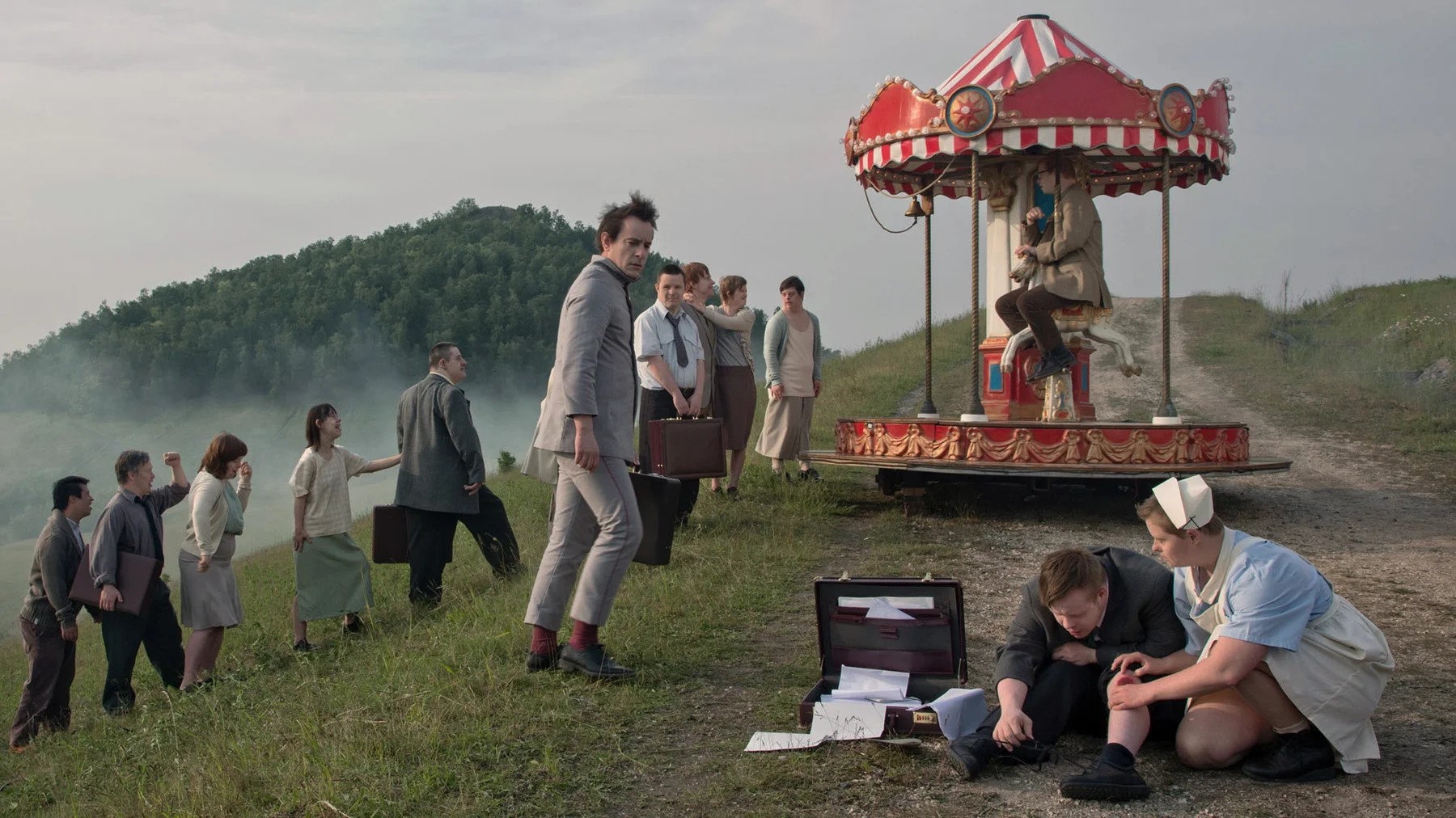 Nico Sturm in DOWNSIDE UP directed by Peter Ghesquiere - DoP Robrecht Heyvaert - Courtesy A-TEAM PRODCUTIONS