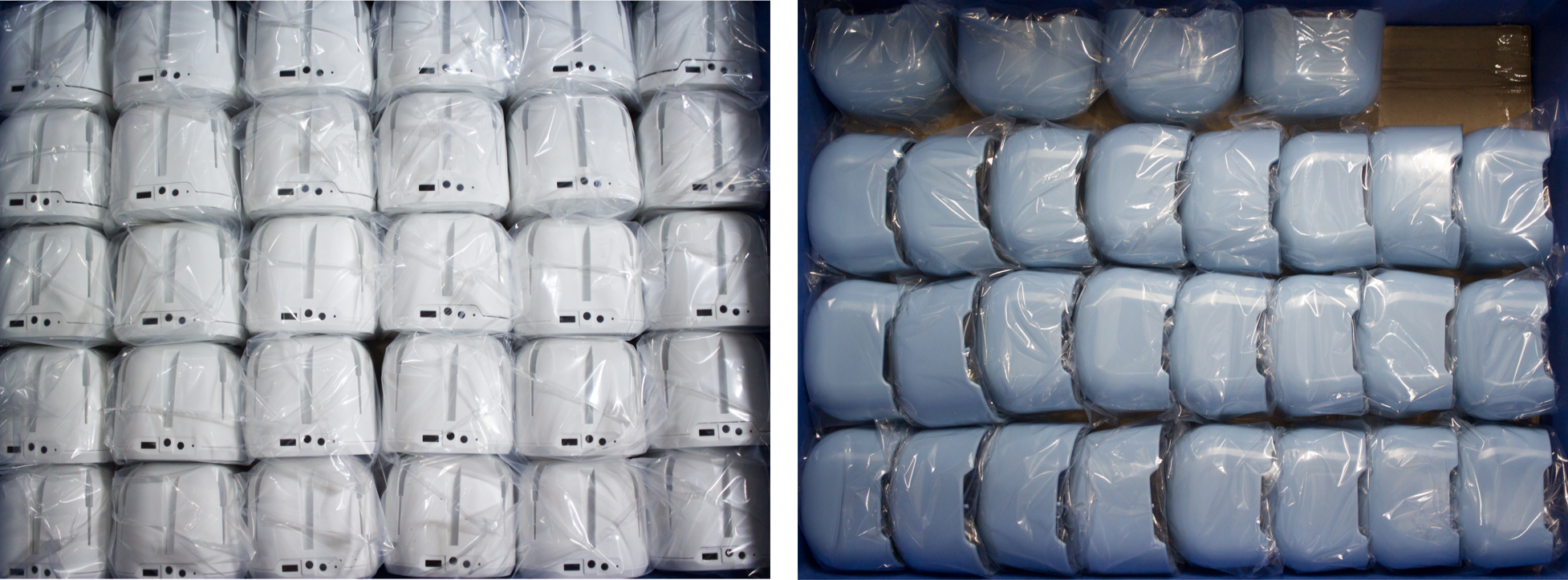 Parts that are ready to go to the next stage