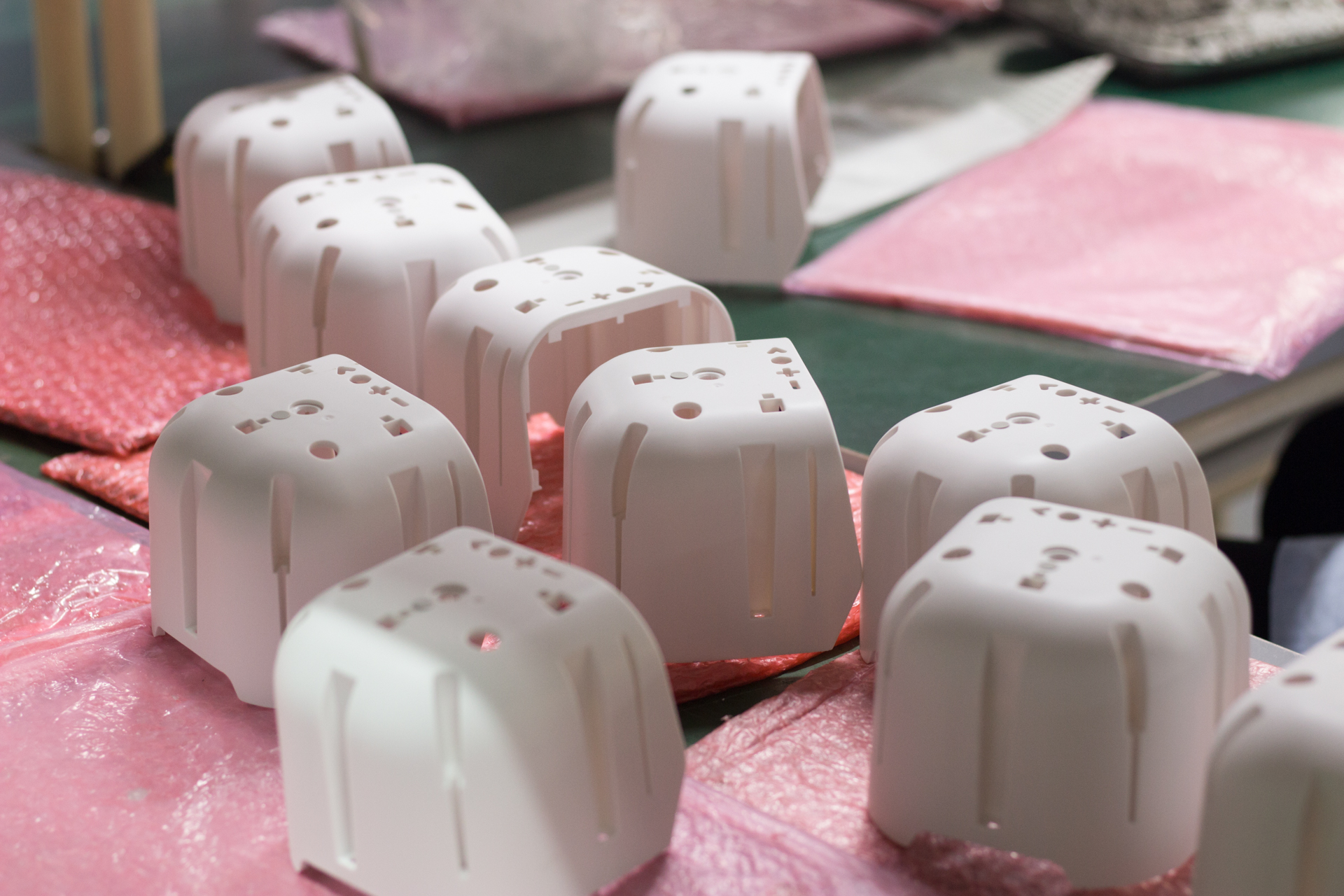 Kello's core parts on the assembly line