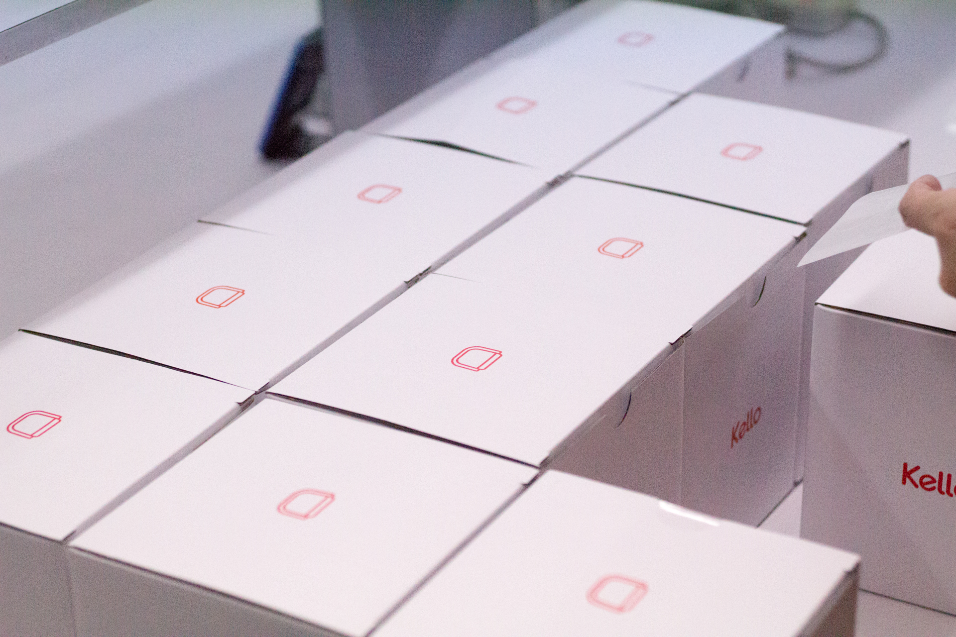 Boxes ready to be shipped