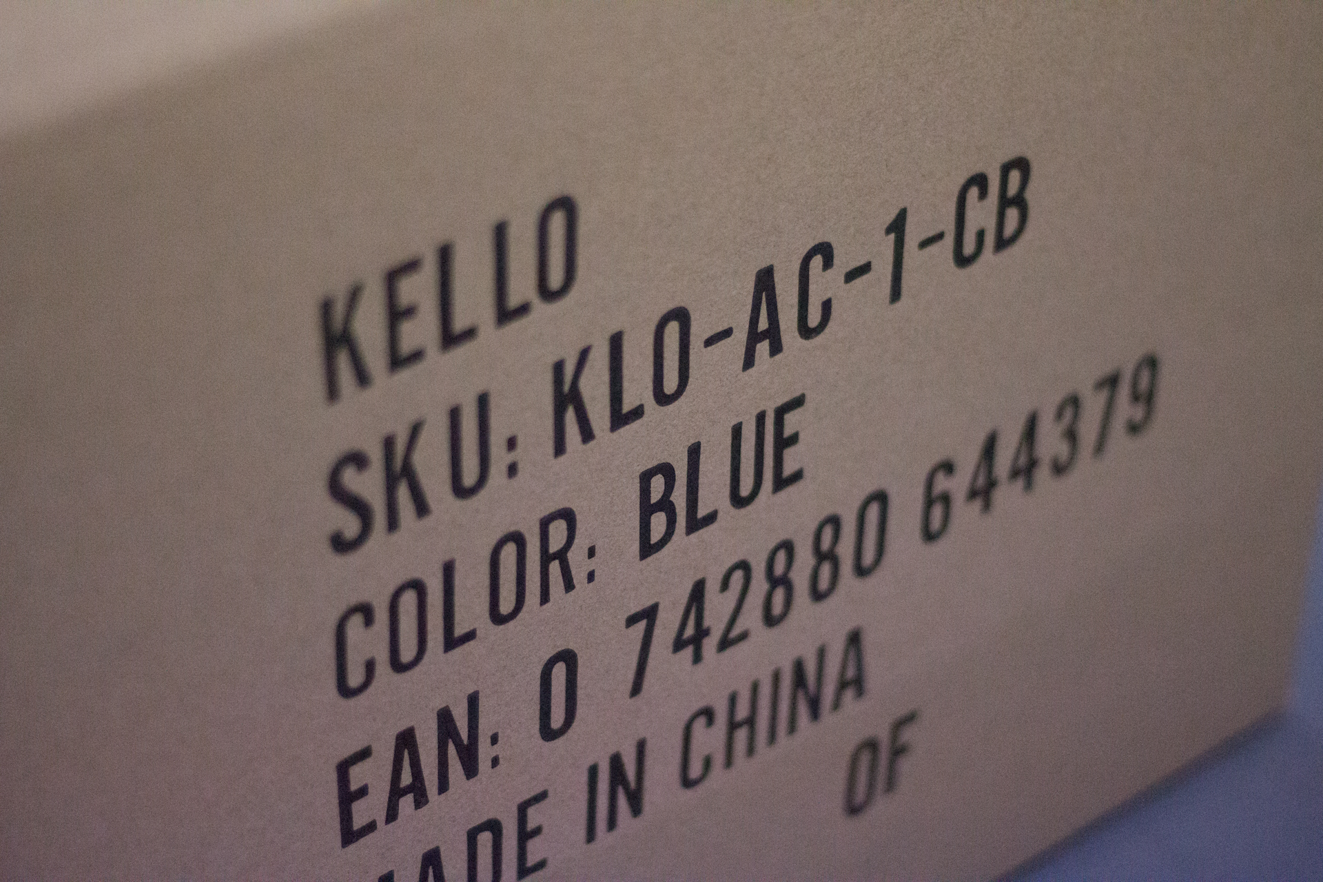 One of our master cartons that contain 12 units each