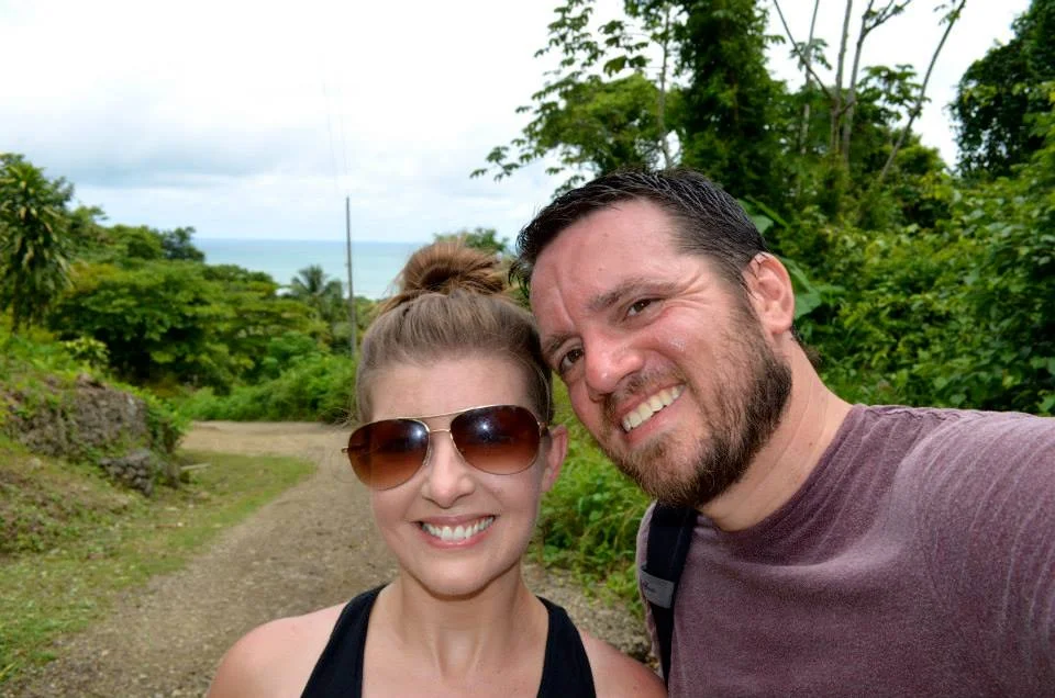 MKM & Sean in the Nicoya Peninsula