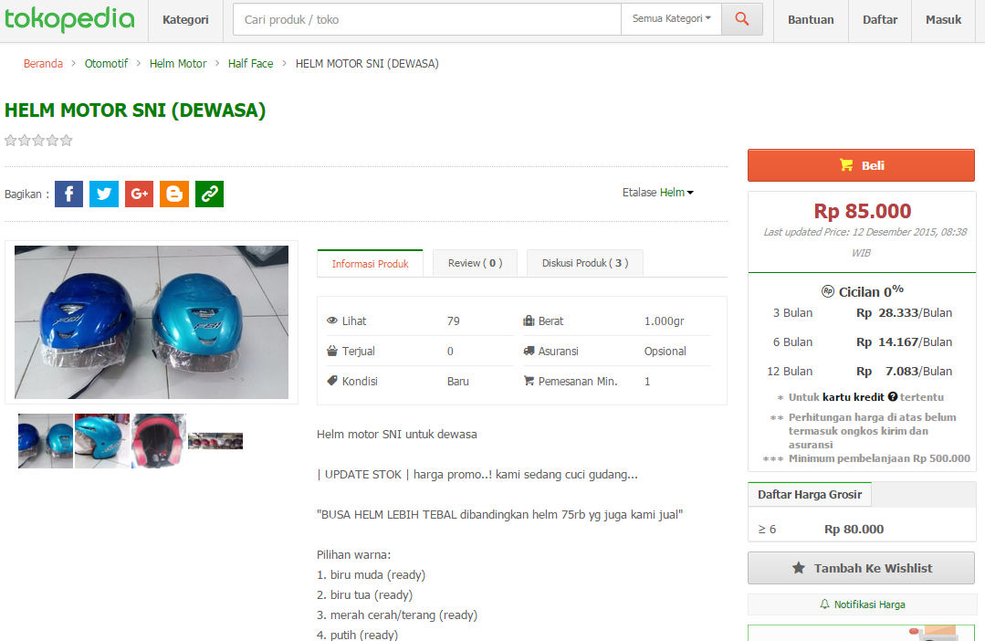 SNI for IDR 80,000? Really?
