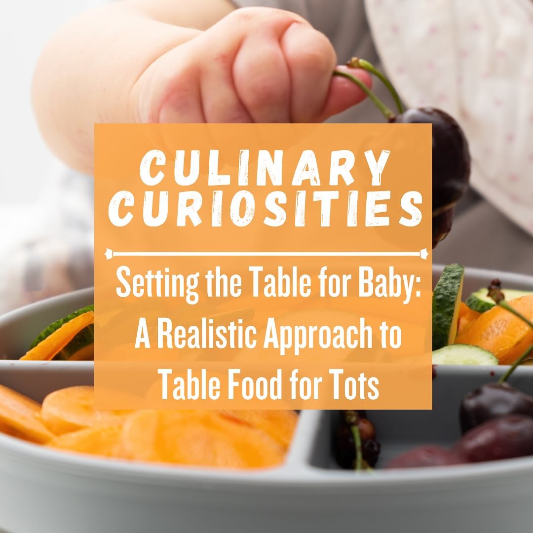 Are you a parent envisioning what a healthy diet will look like for your child as they grow? Baby-led weaning&mdash;sharing table foods with your 6-12 month old instead of Gerber puree&mdash;can set your child up with an adventurous palate and curios