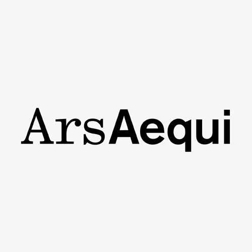 Logo Ars Aequi ontwerp logo: Marloes de Laat en Roel Vaessen