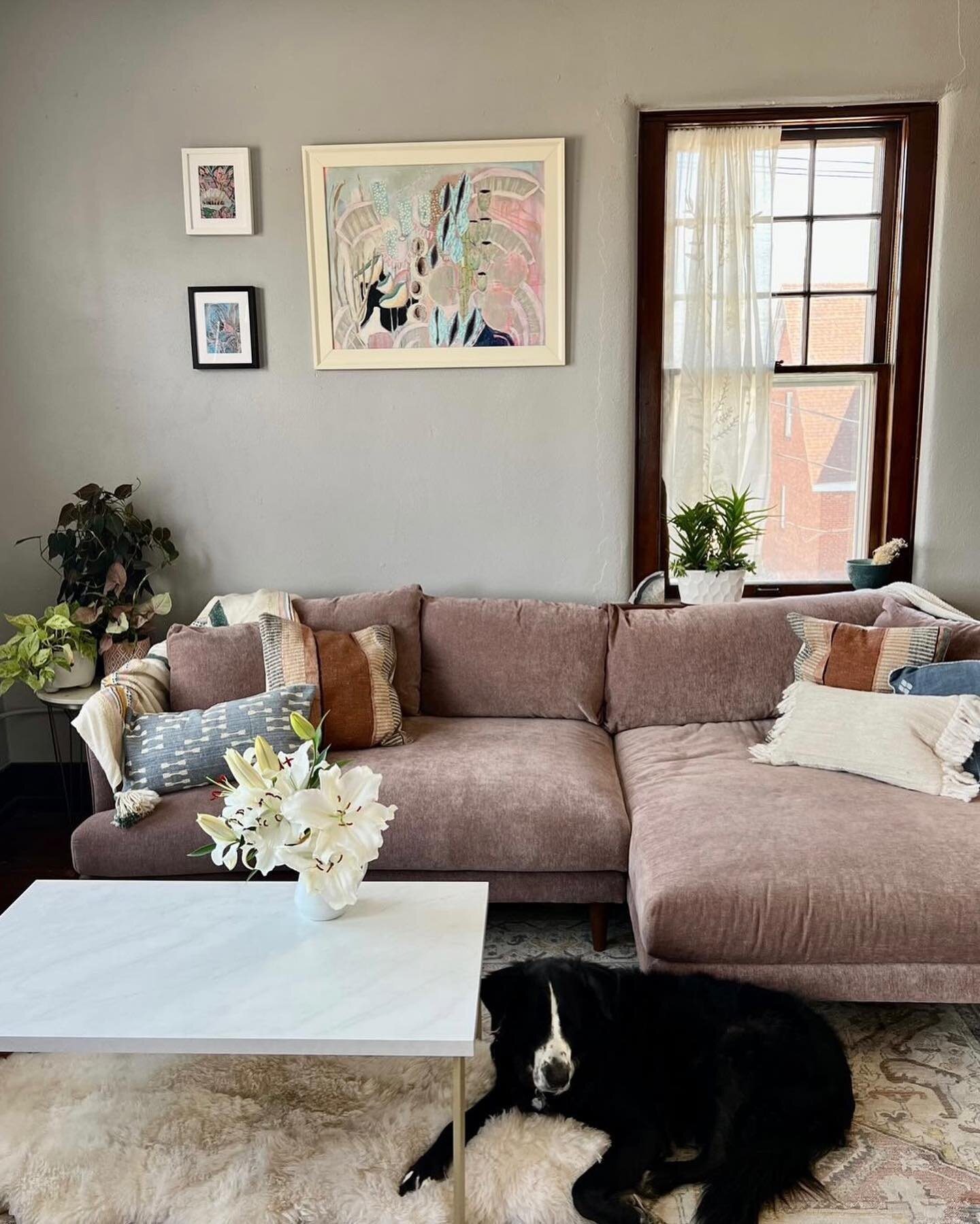 Always so happy to see where my art ends up. Paintings and I tend to bond and goodbyes are hard. 😂 Thanks Emily for sharing your beautiful home!