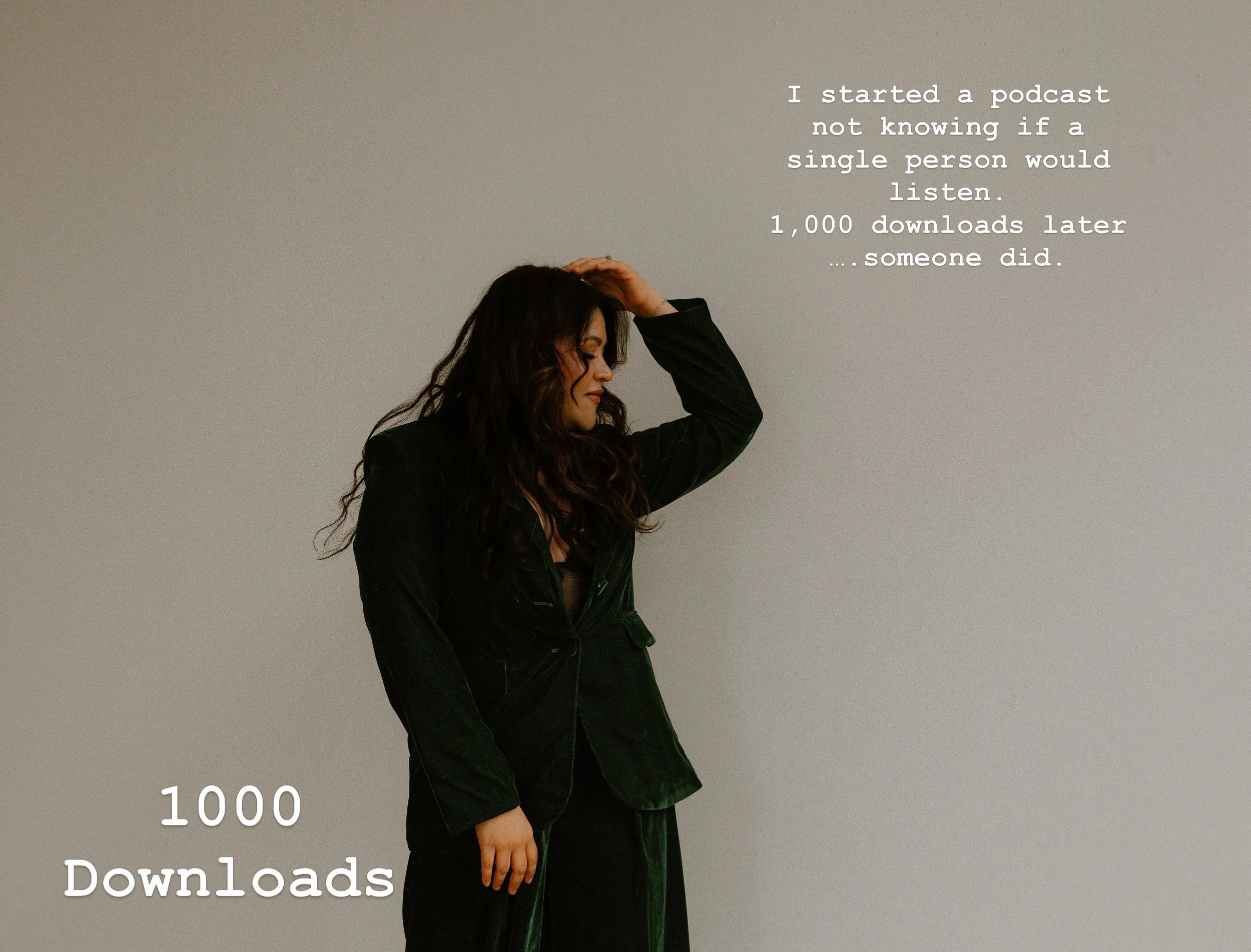 I launched a podcast not knowing if a single person would listen.
No audience. No guarantee. Just twenty years of things to say.
1,000 downloads later, I&rsquo;m still a little shocked. And incredibly grateful.

Beyond Bridal started because I kept h