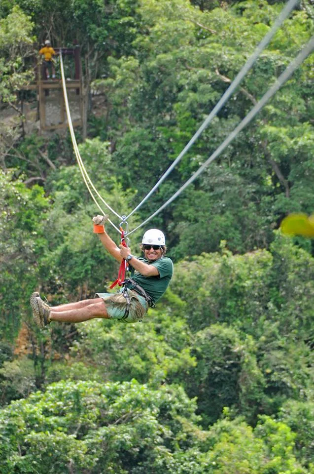 Ziplining