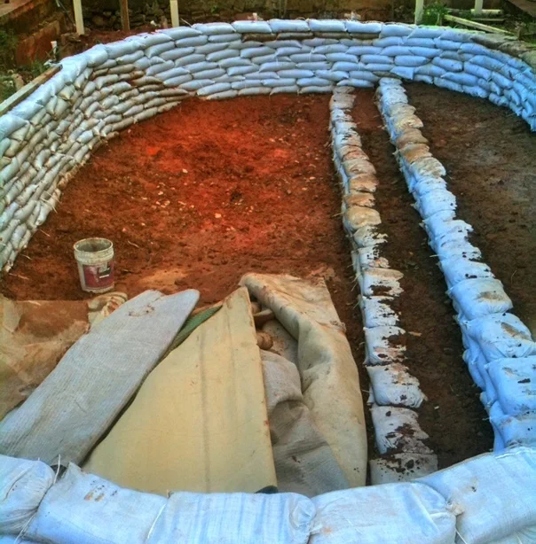 Building A Fish Pond in the Rainforest