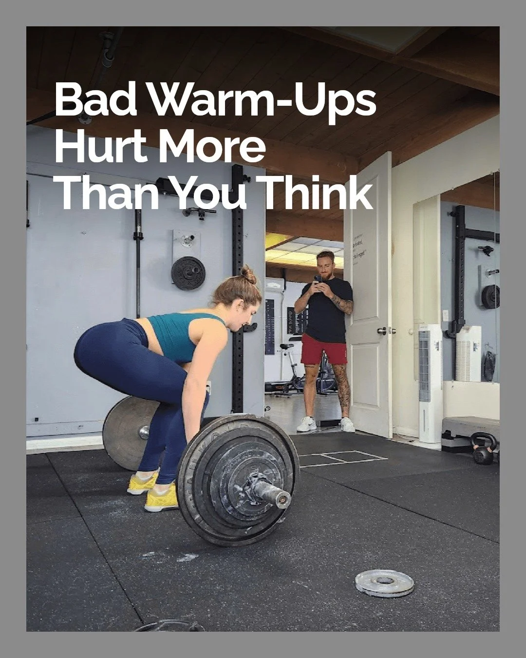 Poor warm-ups don&rsquo;t always show their damage right away.

You feel fine, skip the prep, and then the setback shows up later in the session, or the next day.

A better warm-up helps your body handle the work ahead instead of asking it to catch u