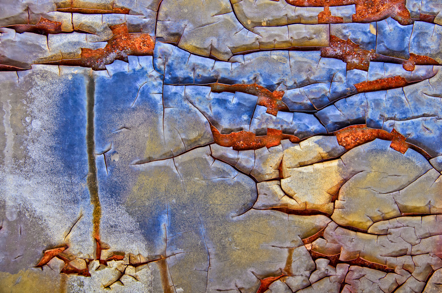 Walls: Pennsylvania<br>rusted metal