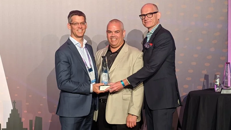 TechImpact member T4G recently won a Microsoft Canada Partner Award. Representing T4G from left to right: Jon Barry, Michael Alexander, and Ron McKay.
