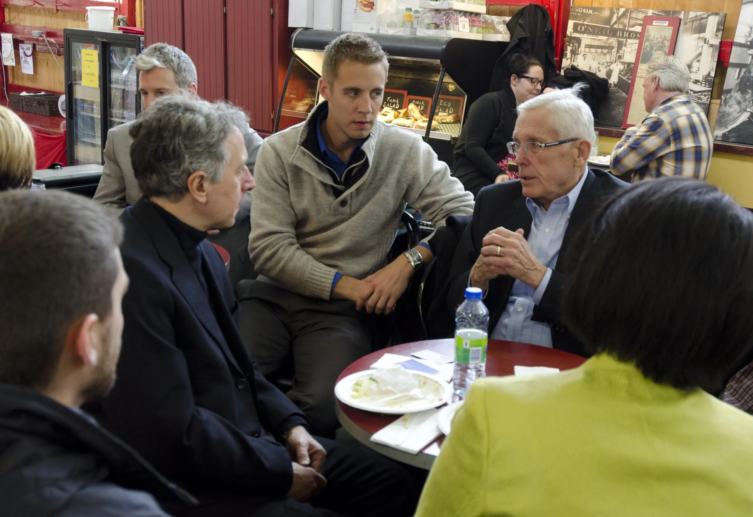 City Market lunch with Gerry Pond at Slocums.jpg