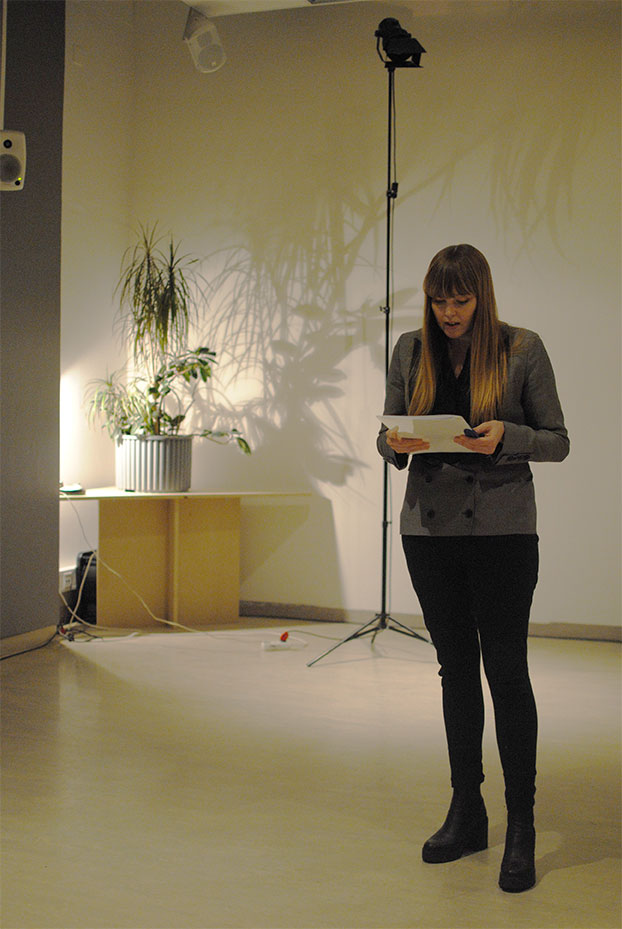 Berglind Jóna Hlynsdóttir, moderator. Photo: Andrea Aðalsteinsdóttir