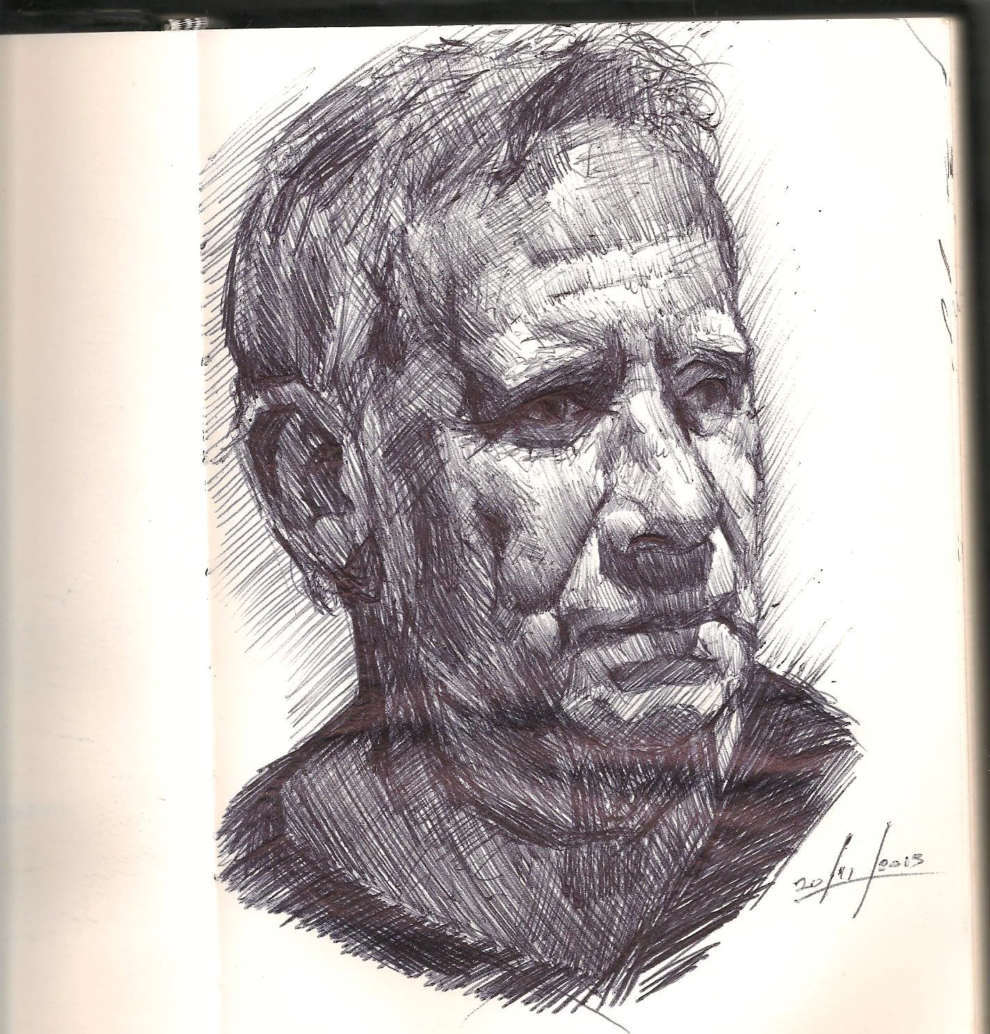 A Portrait of my Father from Life