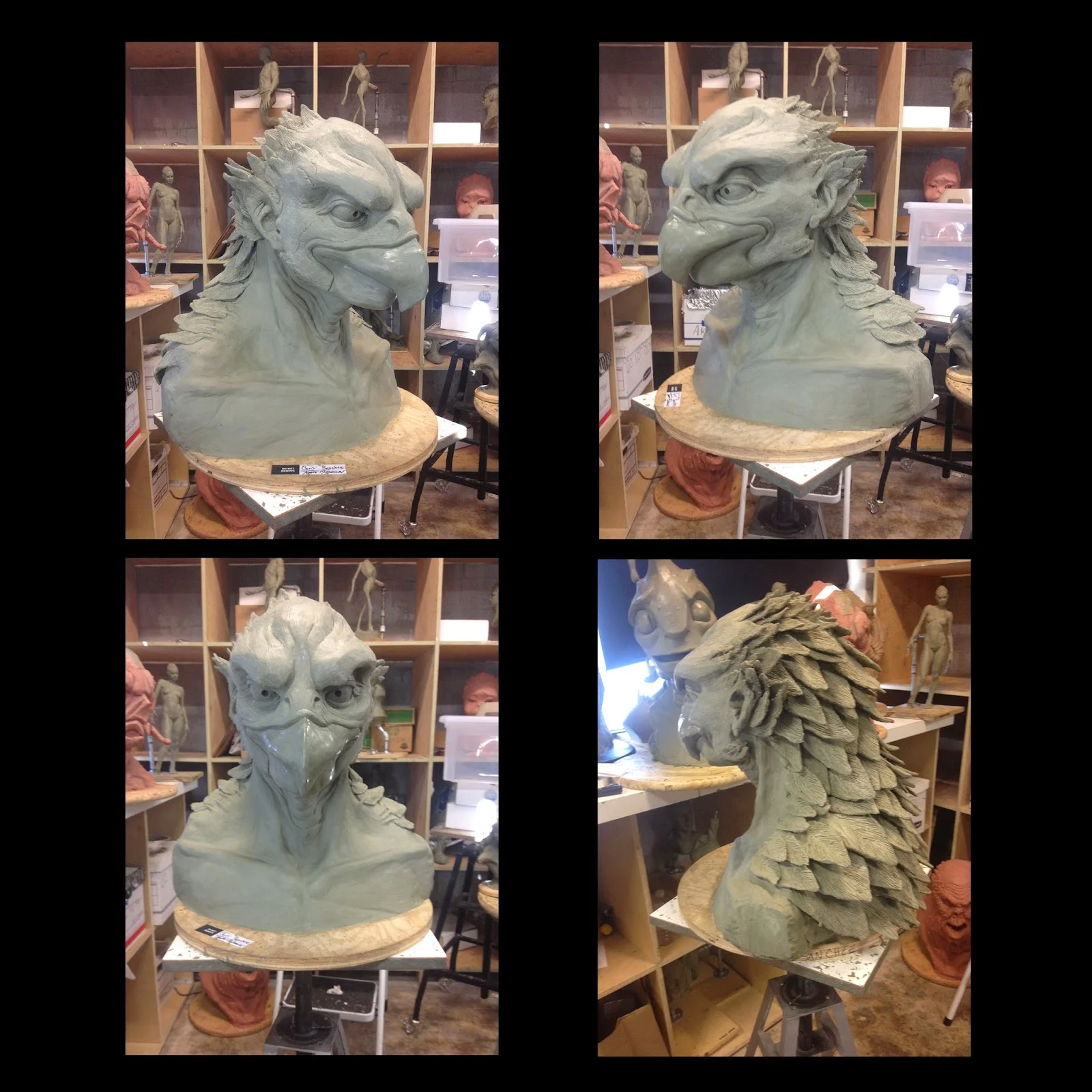 Bird-man Creature Design