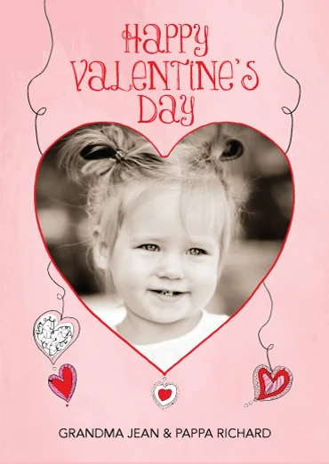 Sweet Hearts Valentine's Day greeting card