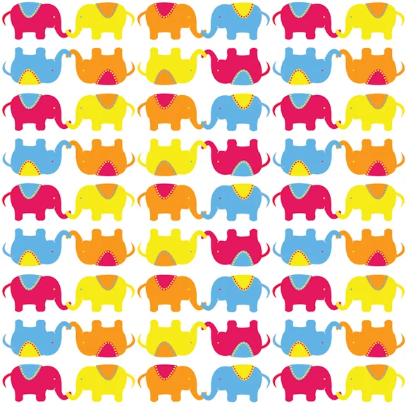 Circus Elephants pattern