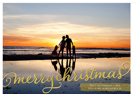 Glam Greeting photo card