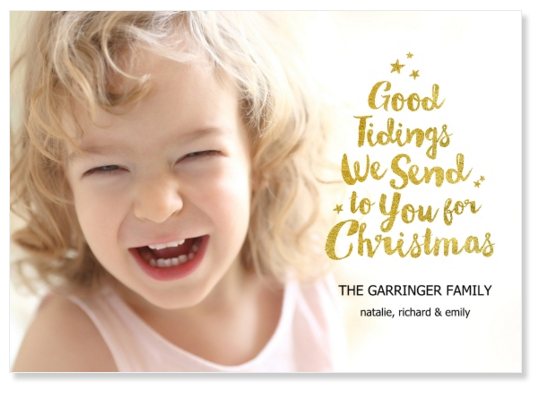 Good Tidings photo card