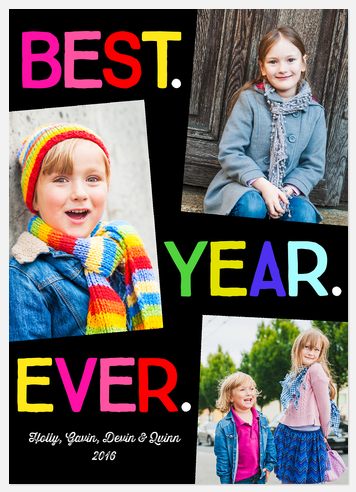 Best Year Ever photo card