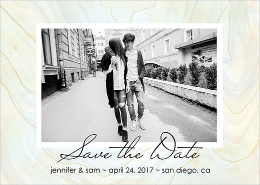 Marble Wave Date save the date